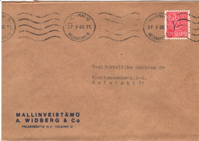 FIRMAK. MALLIVEISTÄMÖ  V. WIDBERG