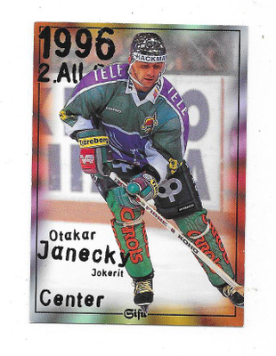 1996-97 SISU #185 Otakar Janecky , Jokerit