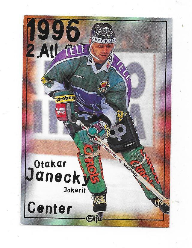 1996-97 SISU #185 Otakar Janecky , Jokerit