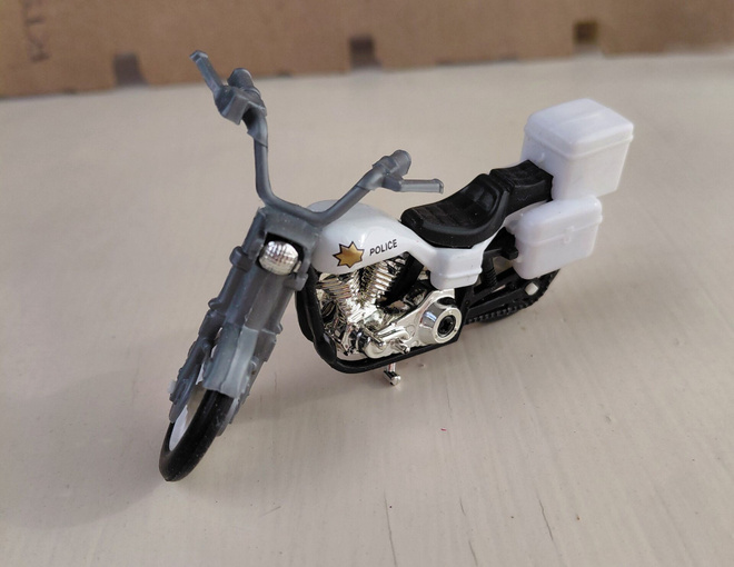 Harley-Davidson chopper poliisi