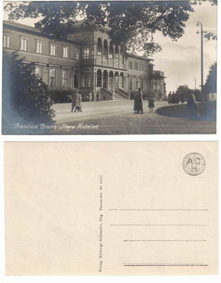 Vanha kortti, Ruotsi, Helsingborg, Stora Hotellet
