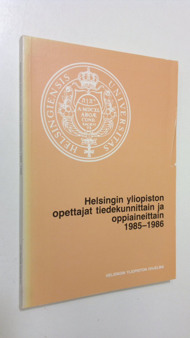 Maiju (toim.) Wallenius : Opettajat tiedekunnittain ja op...