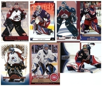 7 x Maalivahti MARC DENIS Avalance, Blue Jackets