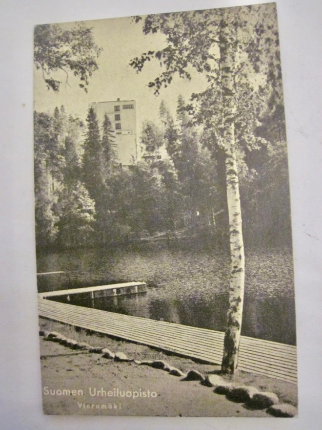 VANHA Postikortti Vierumäki Heinola 1950-l