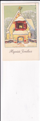 Kirkko, Hyvää Joulua . Landström .45 b603