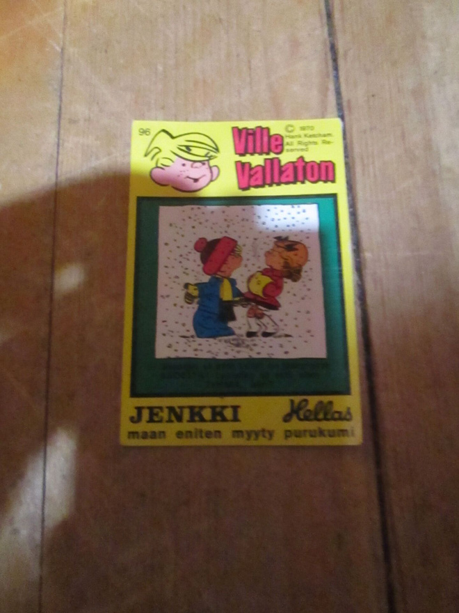 VILLE VALLATON , JENKKI  Keräilykuva  n:o 96