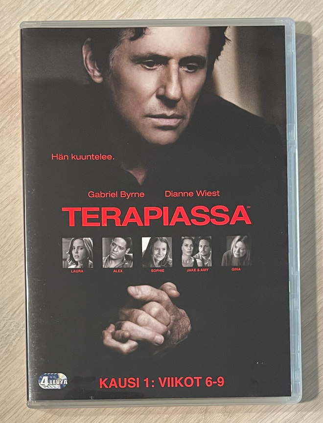 Terapiassa: Kausi 1 viikot 6-9 (4DVD) Gabriel Byrne (UUSI)