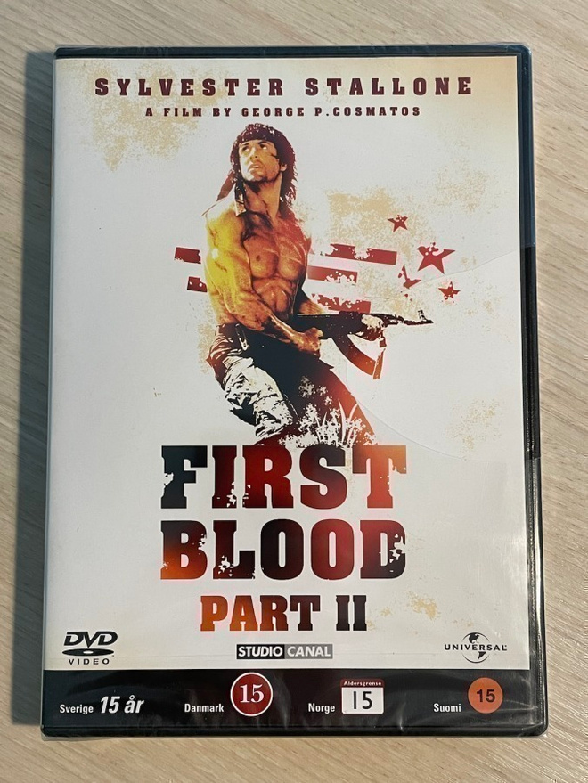 Rambo - taistelija 2 (1985) Sylvester Stallone (UUSI)