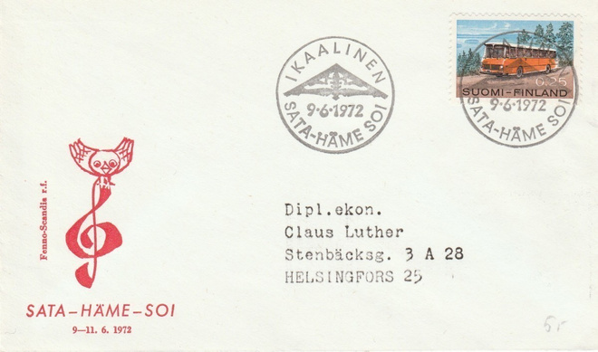 ERIKOISLEIMA ,  Sata-Häme soi, Ikaalinen 9.6.1972