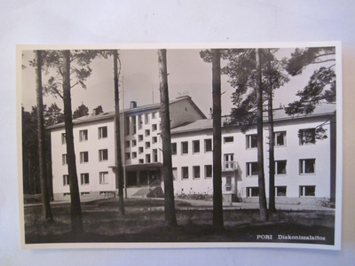 VANHA Postikortti Pori 1950-l Alkup.Mallikappale