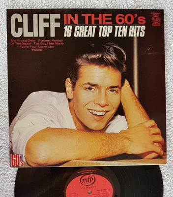 Cliff Richard – In The 60's - 16 Great Top Ten Hits LP