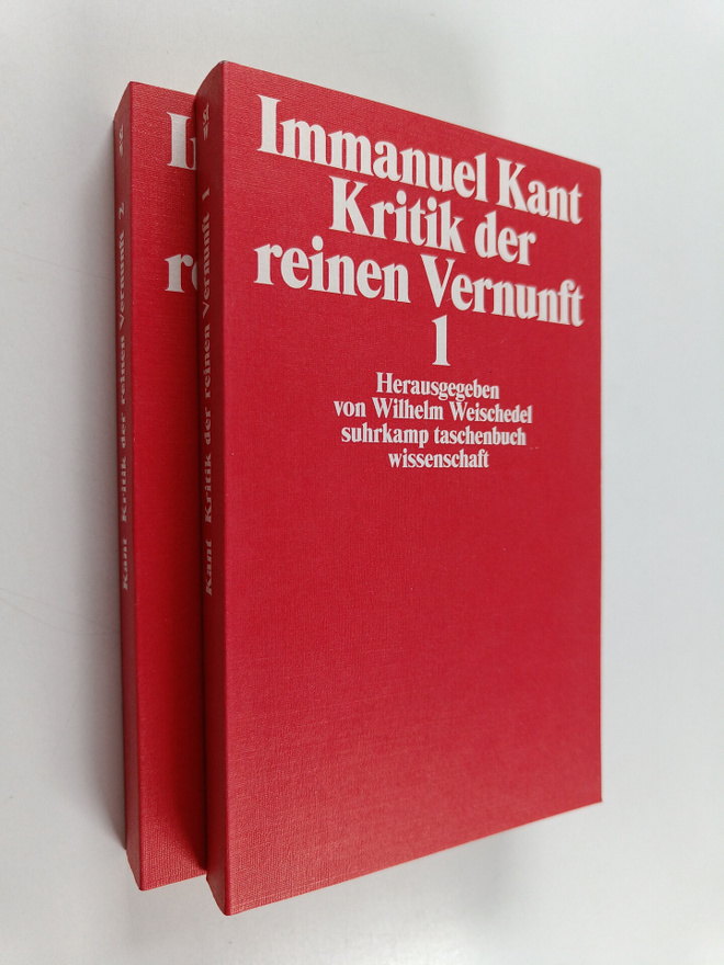 Immanuel Kant : Kritik der reinen vernunft 1-2