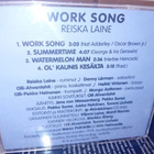 CD Reiska Laine : Work Song ( SIS POSTIKULU  ) - pikkukuva 3