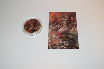 Red sonja 50 anniversary gold coin