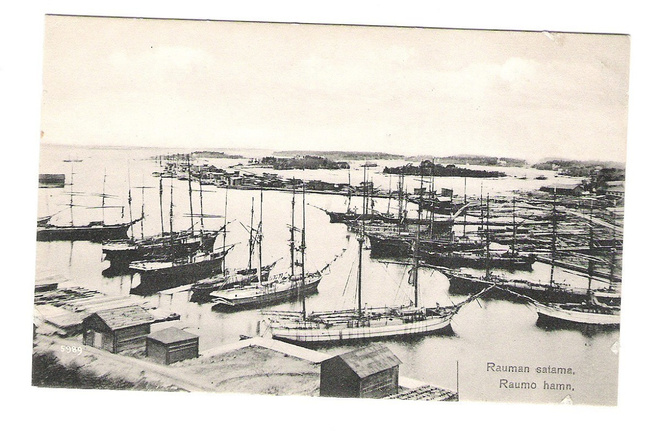 Rauma, Satama, Nordbergin Kirjakauppa, kulkematon.