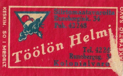 Helsinki, Töölön Helmi,  Savo  b509