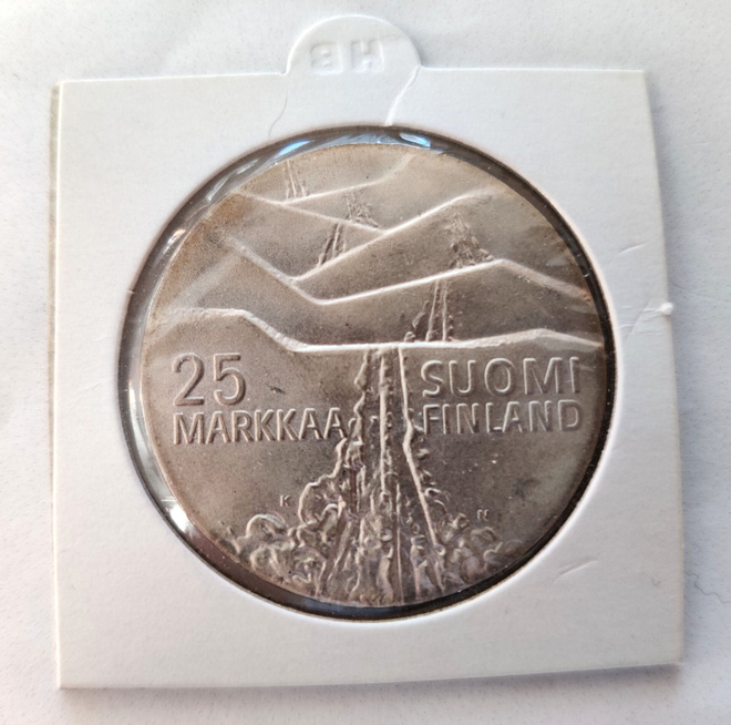 25 mk juhlaraha Lahden MM-hiihdot 1978