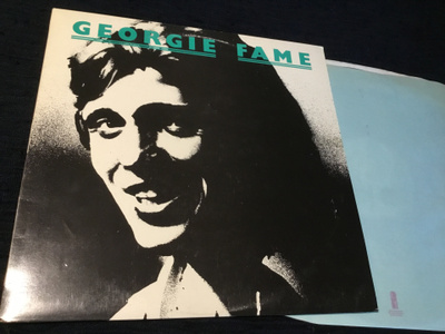 Georgie Fame Uk Island Lp 1974 Pink rim