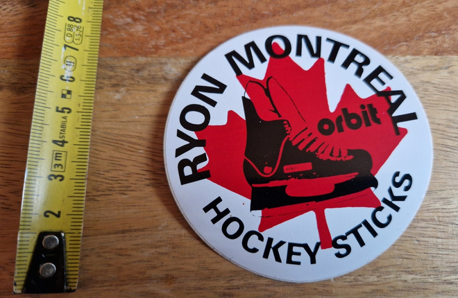 Montreal Ryon Orbit Vintage jääkiekkotarra 1980 lo...