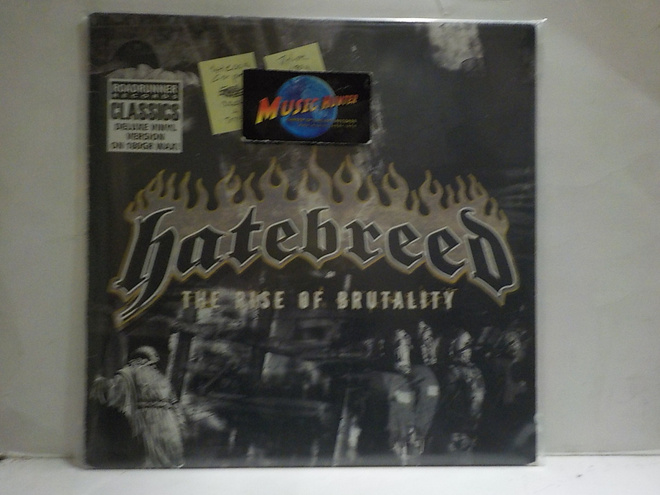 HATEBREED - THE RISE OF BRUTALITY EX+/EX- SAKSA 2003 LP