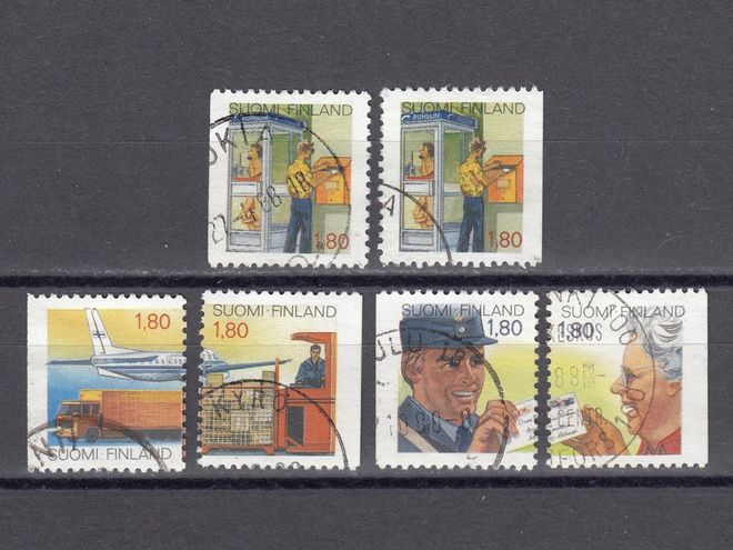 1988 Lape 1036 - 1040 Alennuspostimerkit