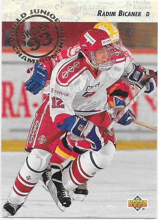 1993-94 Upper Deck WJC #262 Radim Bicanek Tsekki RC