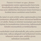 Marjo T. Nurminen: Tiedon tyttäret - pikkukuva 3