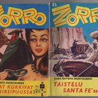 Zorrro , nrot 17 - 39 , 19 kpl (puuttuu 18,27,28,37),K2 - K3 - pikkukuva 1