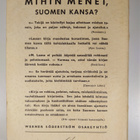 M. Lausa : Mihin menet Suomen kansa? - pikkukuva 2