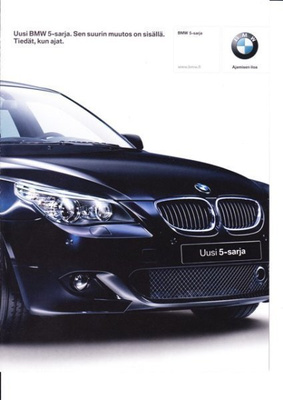 BMW 500-sarja -esite, 2007
