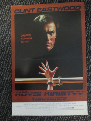 Köysi kiristyy (1984) - vanha elokuvajuliste - Eastwood