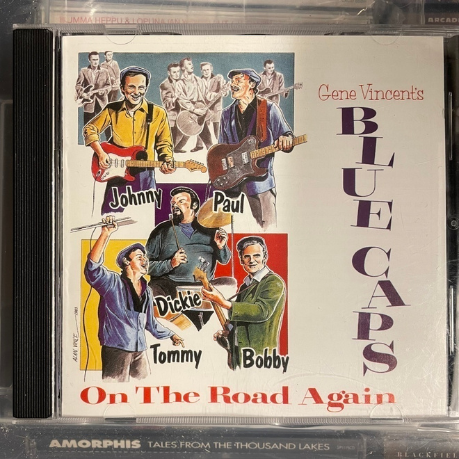 THE BLUE CAPS - On The Road Again cd (Rock ’N’ Roll)