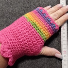 Alina´s Handmade käsityö RANTEENLÄMMITTIMET pinkki moniväri - pikkukuva 1