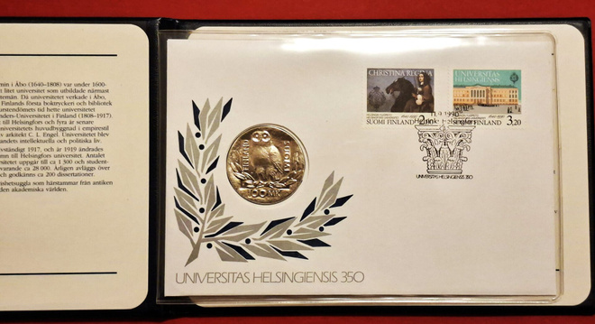 Harv. Suomi-Ruotsi-Englanti-Saksa 100 mk 1990, Yliopisto