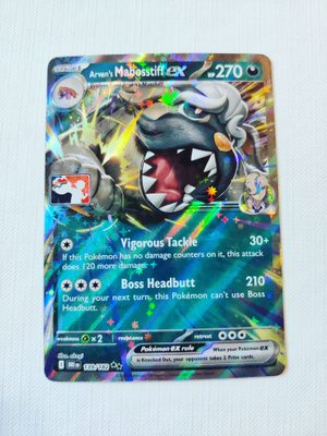 Arven's Mabossfitt ex - Prize Pack Series 7 Ultra Rare