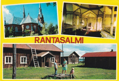 KIRKKOKORTTI - RANTASALMEN KIRKKO - 1