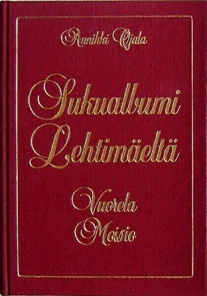 Lehtimäki Sukukirja Sukualbumi Lehtimäeltä Vuorela Moisio