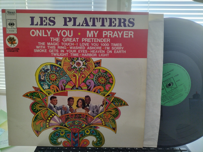 PLATTERS, The New Golden hits, LP FRA -67 NÄTTI KUNTO !!
