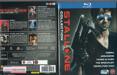 stallone collection 5 movie (20 310) UUSI -FI- BLU-RAY slipc