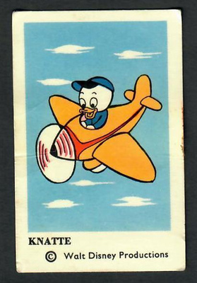 Keräilykuva - Disney - Knatte - Tupu lentokoneessa