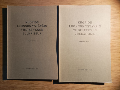 Kuopion luonnon ystäväin yhdistyksen julkaisuja. Sarja B.