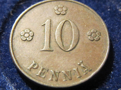 10 penniä 1921