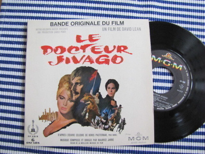 Tohtori Zivago 7 45 ep ranska 1965 soundtrack ost