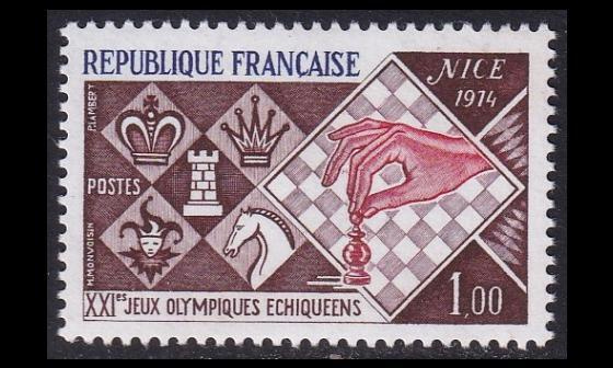 Ranska 1878 ** Shakkiolympialaiset (1974)