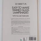 Ed Sibbett : Easy-to-make Stained Glass Lampshades - With... - pikkukuva 2