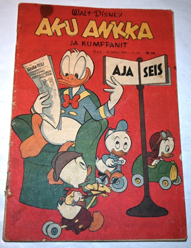 Aku Ankka 8 1954