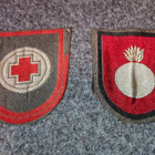 Militaria hihamerkit 2 kpl - pikkukuva 1
