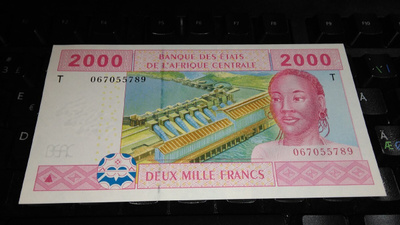 Congo Kongo 2000 francs 2002 P108T UNC