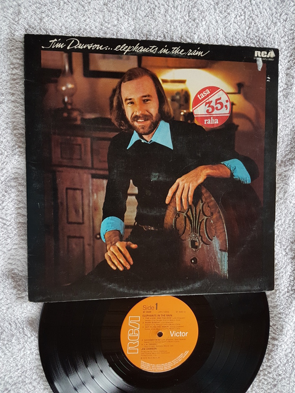 Jim Dawson  – Elephants In The Rain  LP UK
