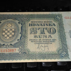 Croatia Kroatia 100 kuna 1941 P2 sn867 VF - pikkukuva 1